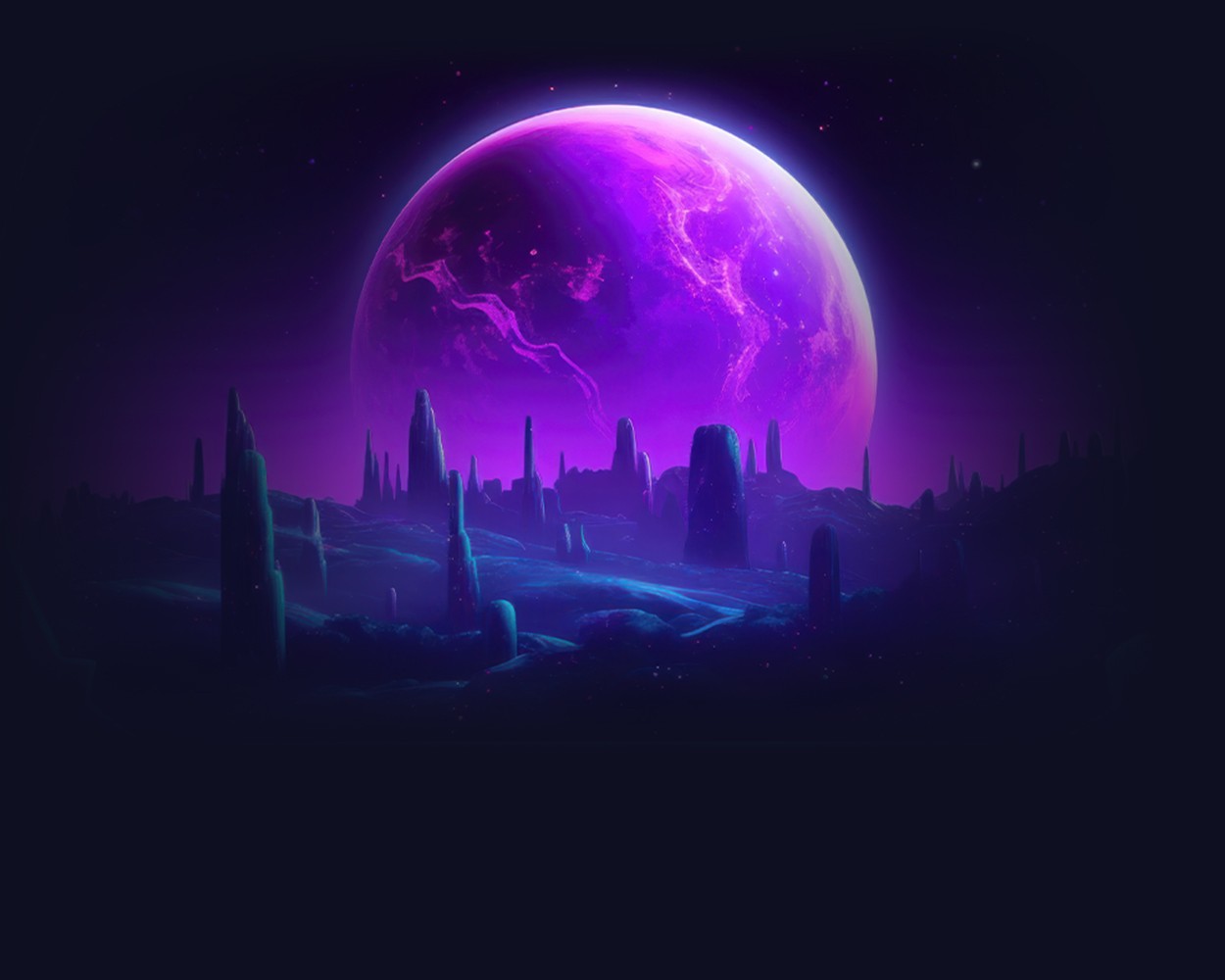 ii89 Casino Australia hero banner with cosmic purple landscape